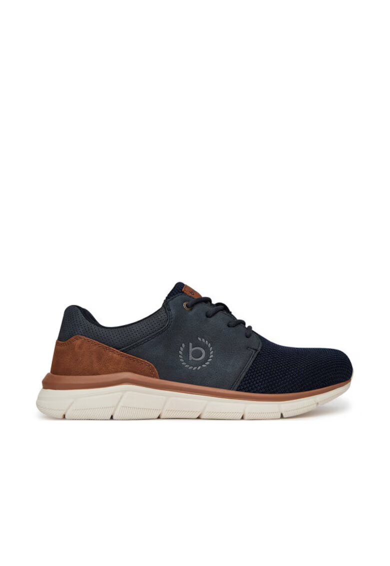 Bugatti Pantofi barbati 341-AFA01-6900 - Textil - Bleumarin