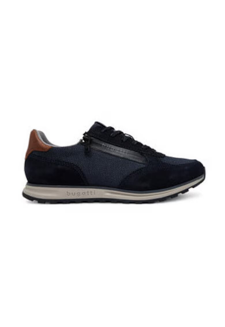 Bugatti Pantofi sport barbati 304677519 - Piele naturala - Albastru - Albastru