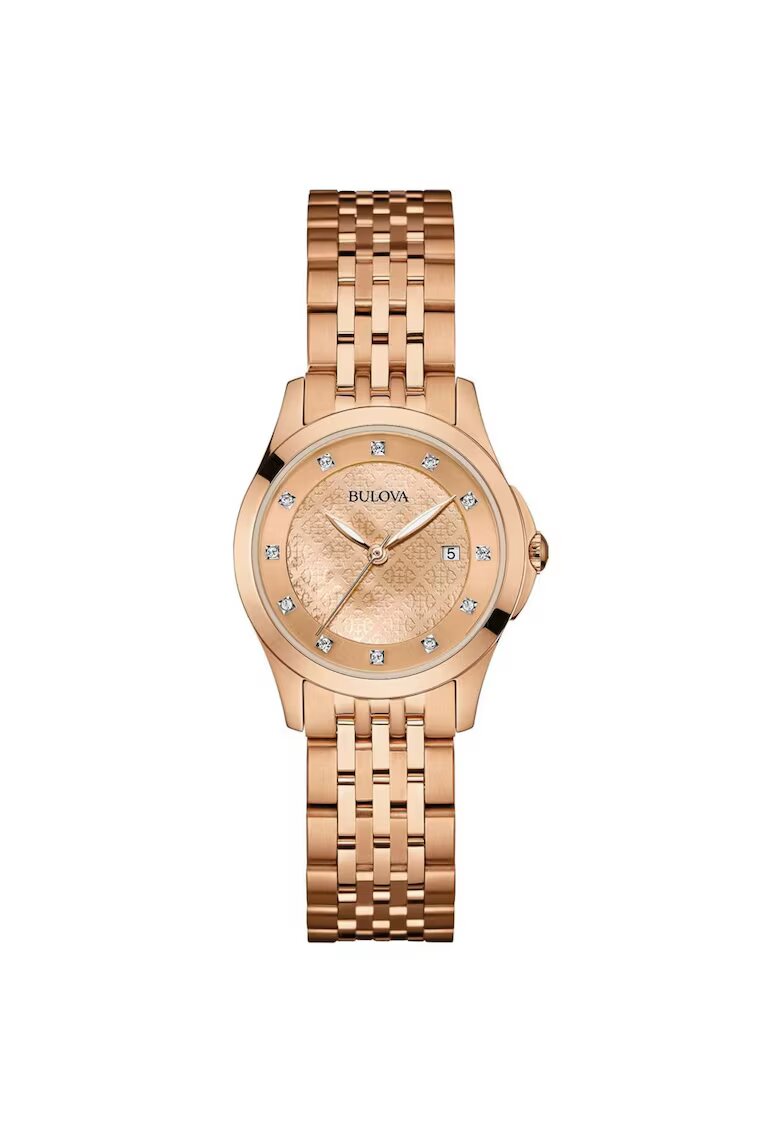 Bulova Ceas damă Diamond - inox - 27mm - mecanism quartz