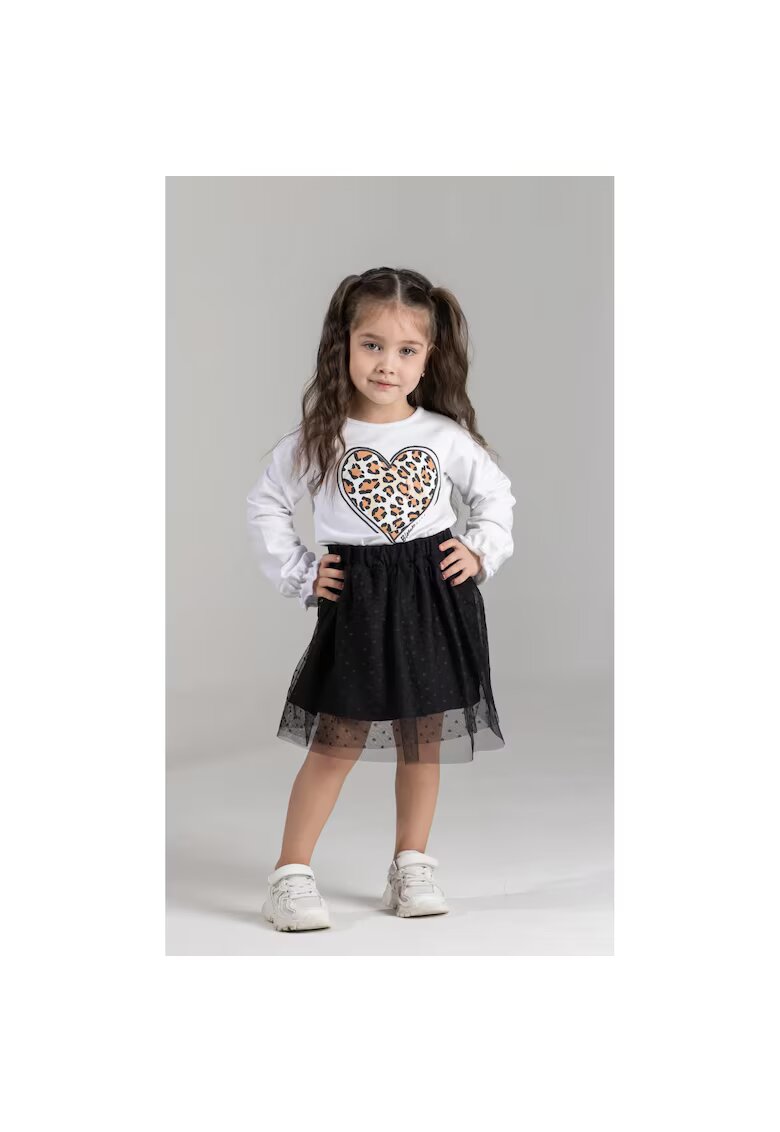 Bumbacel 100 COTTON Bluza din bumbac cu imprimeu pentru fete