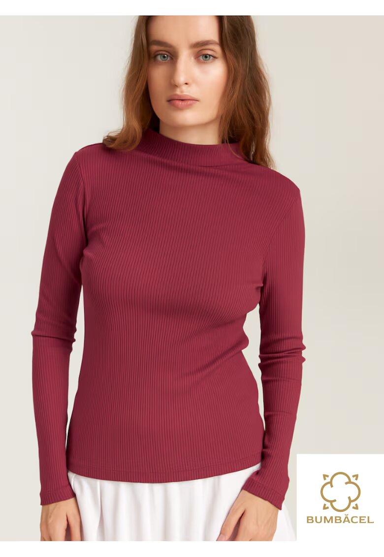 Bumbacel 100 COTTON Maleta pentru dame - din bumbac - cu guler si maneca lunga