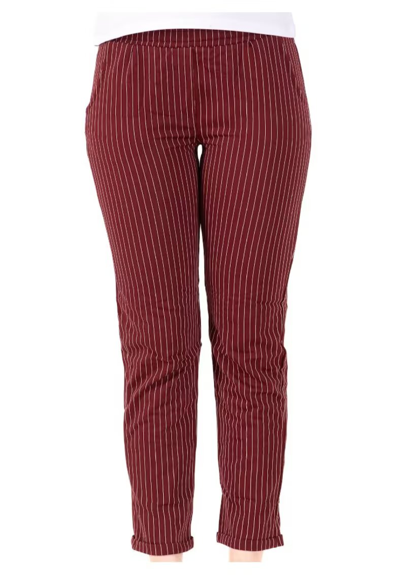 Bumbacel 100 COTTON Pantaloni cu dungi din bumbac pentru dame
