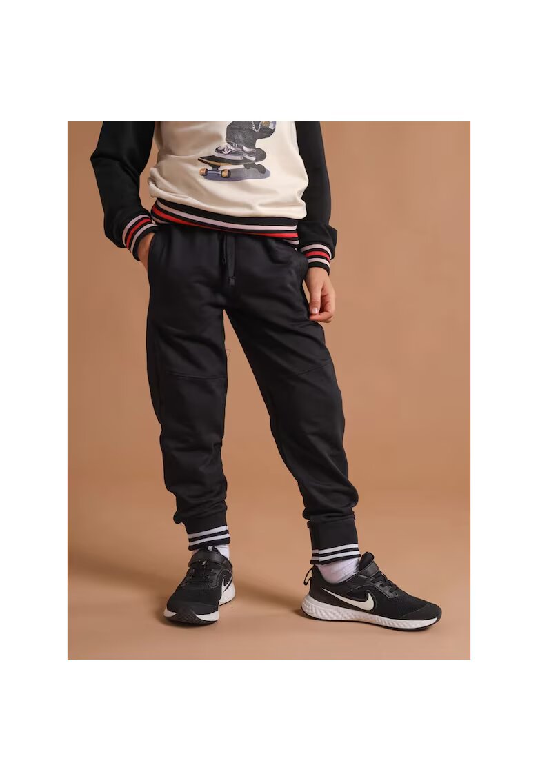 Bumbacel 100 COTTON Pantaloni din bumbac - cu buzunare si manseta elastica - pentru baieti