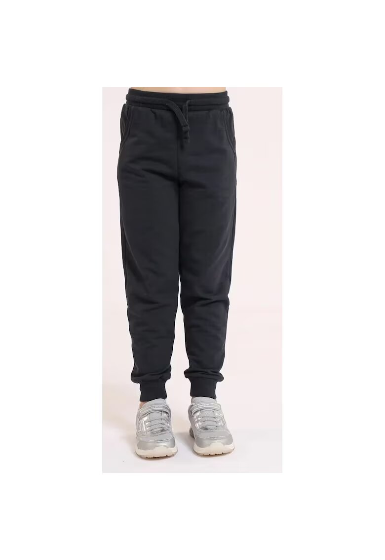 Bumbacel 100 COTTON Pantaloni lungi din bumbac - pentru fete - Negru