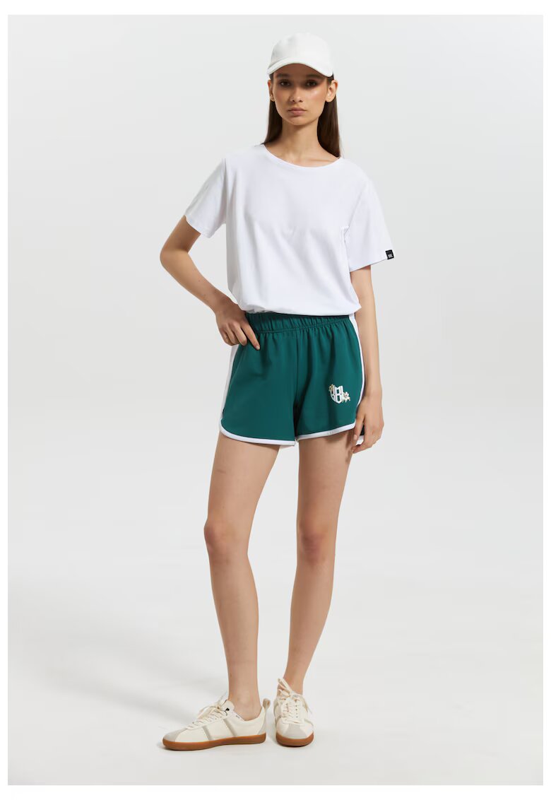 Bumbacel 100 COTTON Pantaloni pentru dame - scurti - cu imprime