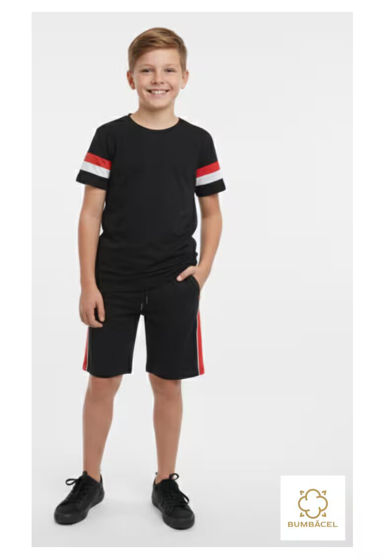 Bumbacel 100 COTTON Set tricou si pantaloni scurti pentru baieti - din bumbac