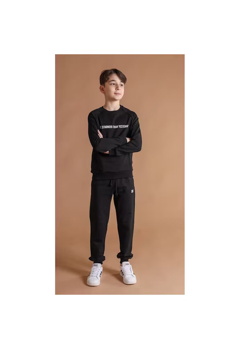 Bumbacel 100 COTTON Trening din bumbac pentru baieti - Negru