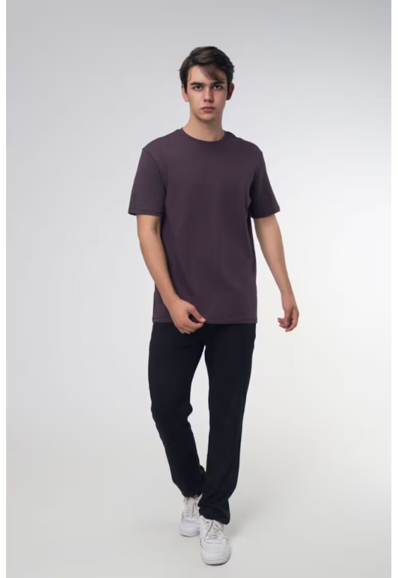 Bumbacel 100 COTTON Tricou mov - uniton pentru barbati -