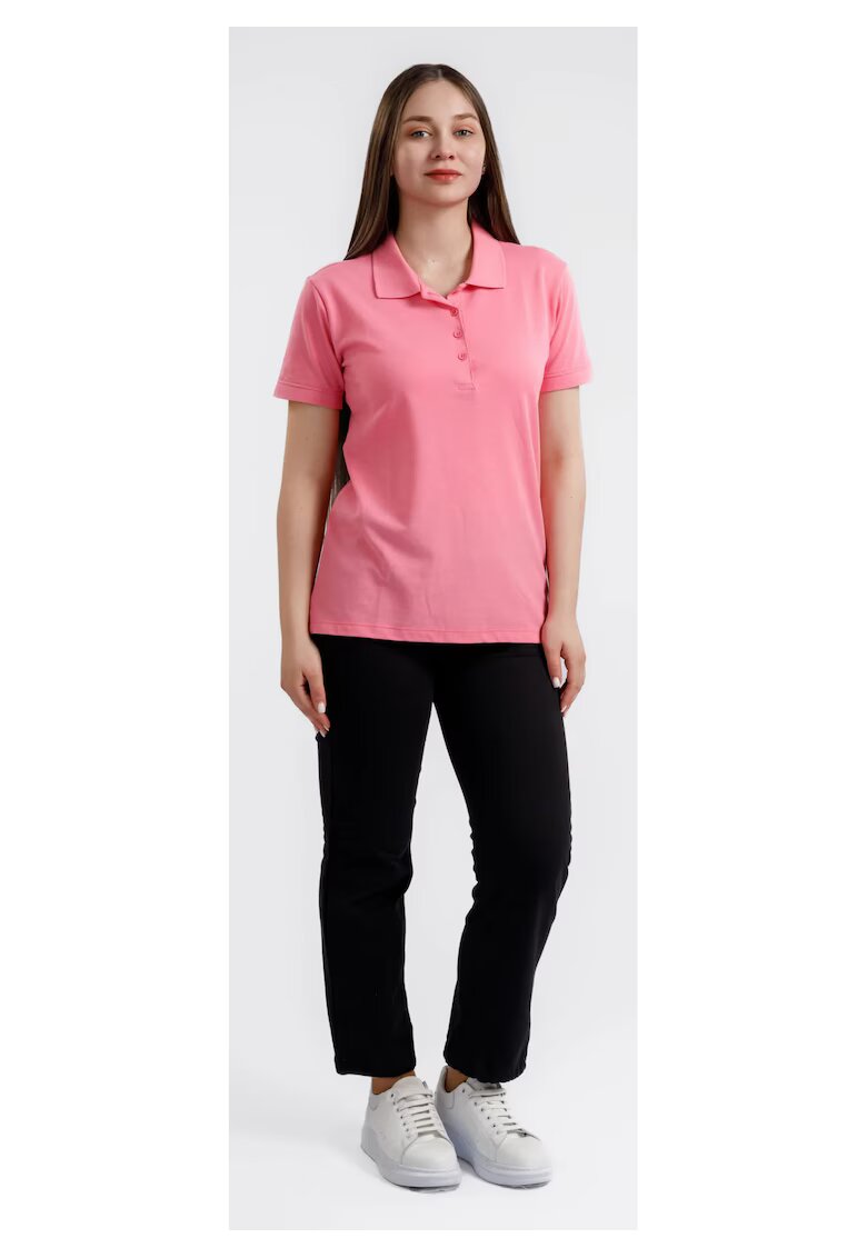 Bumbacel 100 COTTON Tricou polo cu maneca scurta pentru dame