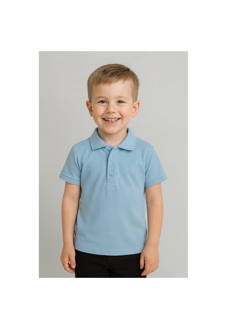 Bumbacel 100 COTTON Tricou polo din bumbac pentru baieti - 13-14