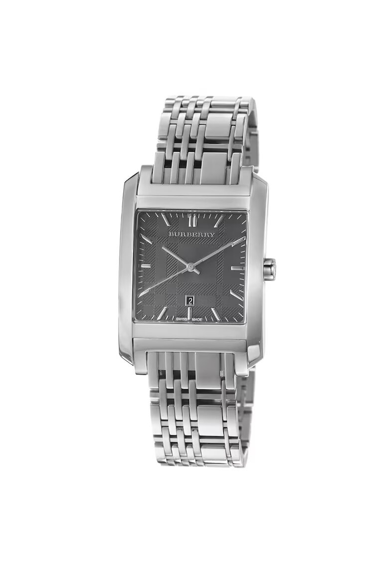 Burberry Ceas Barbati - Square Heritage BU1568 - inox - 33mm