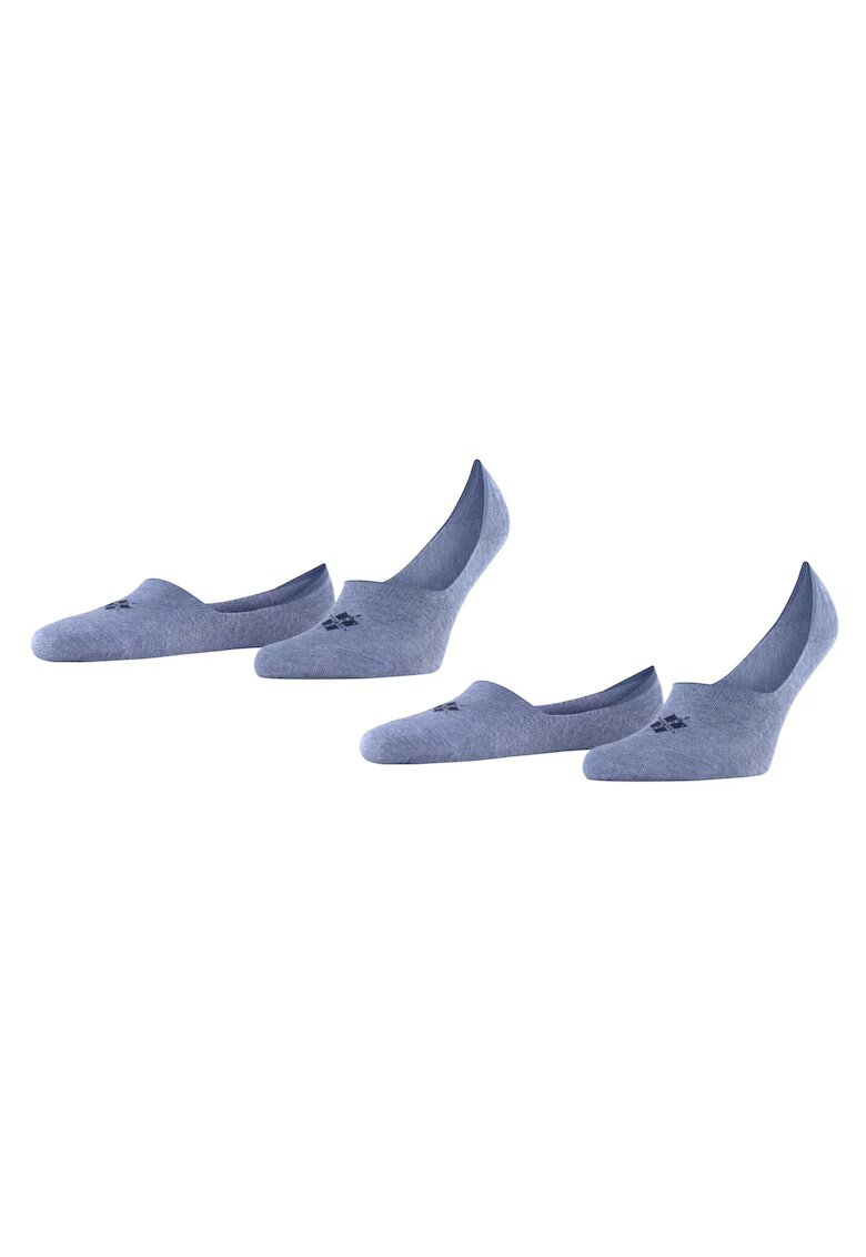 Burlington Set de sosete foarte scurte - 2 perechi - Albastru