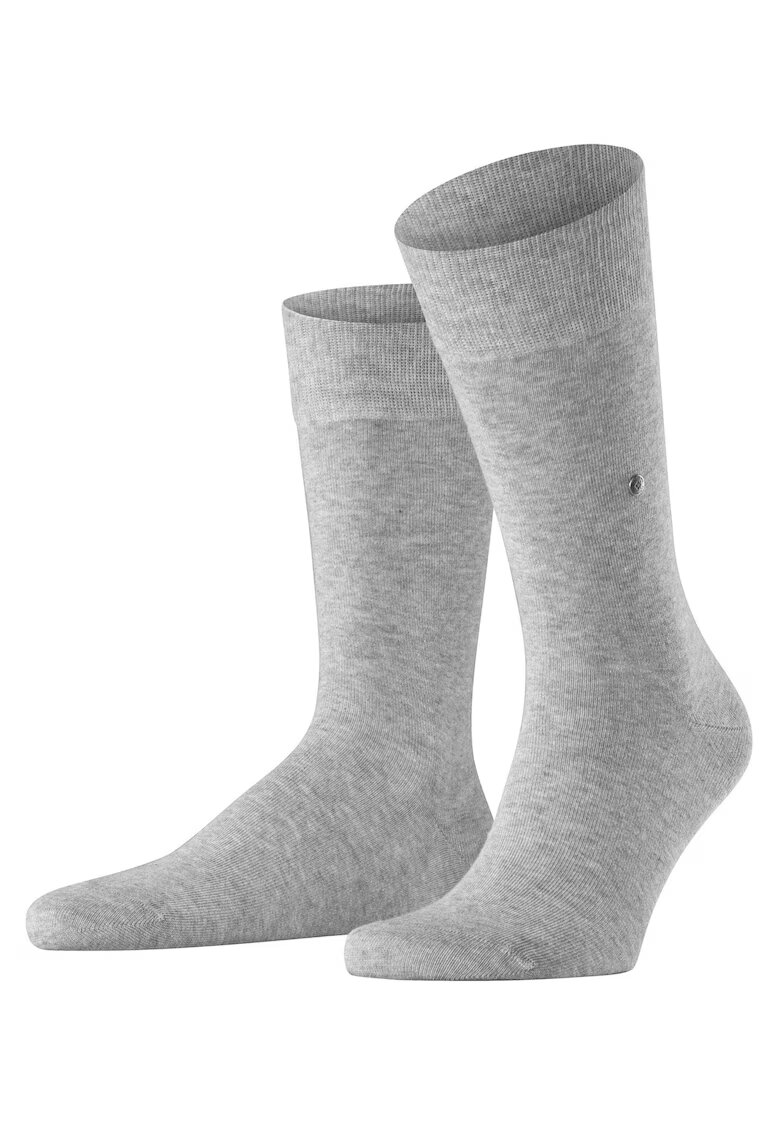 Burlington Set de sosete lungi uni - 2 perechi - Gri deschis