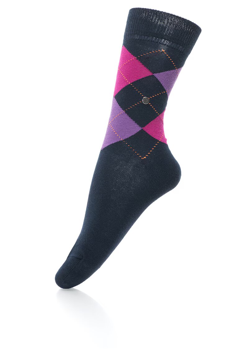 Burlington Sosete lungi cu model argyle Queen
