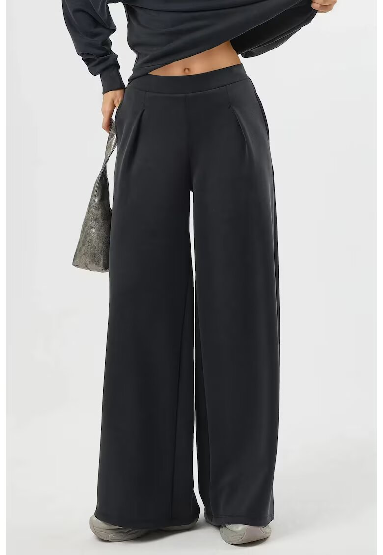 Busem Pantaloni dama Palazzo - Gri carbune