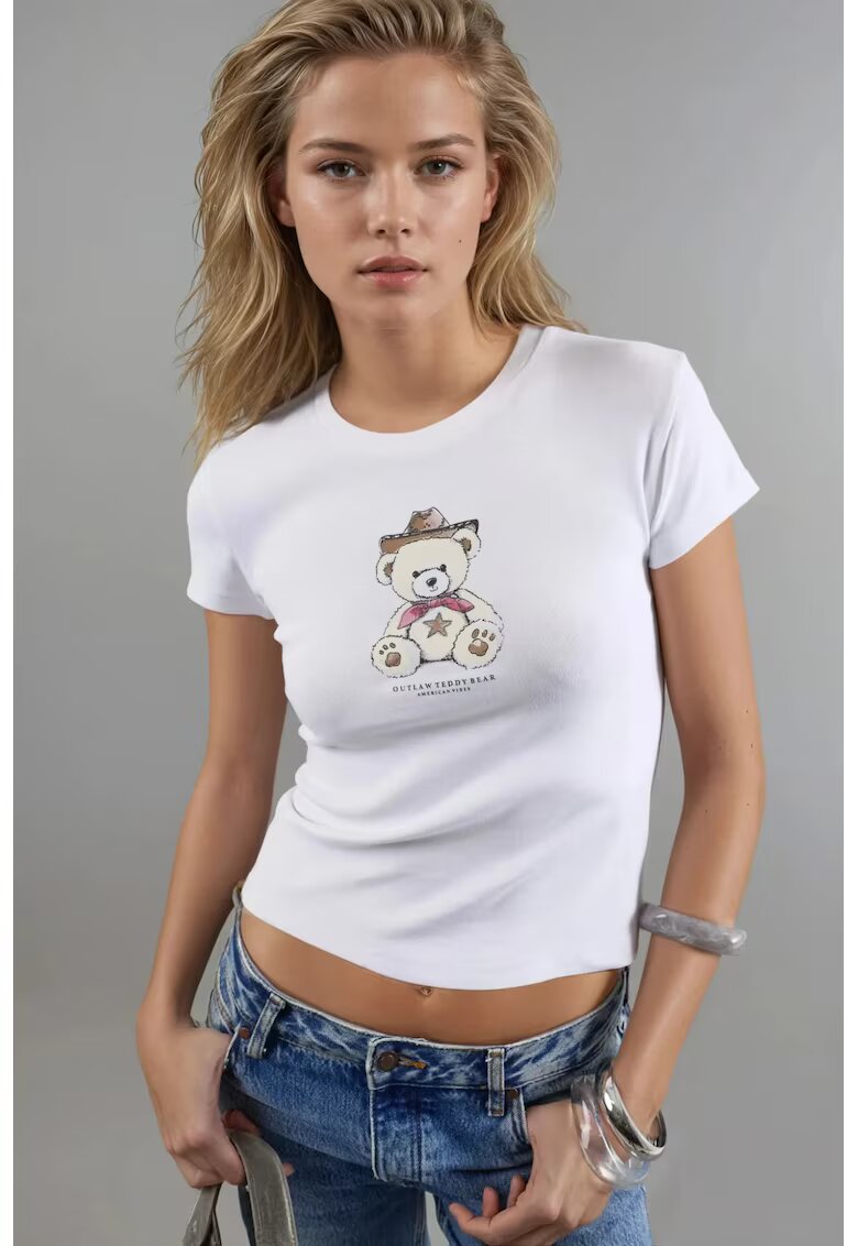 Busem Tricou dama alb