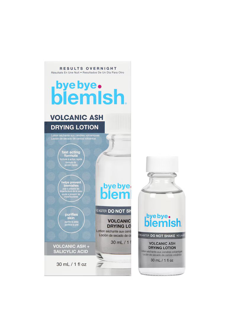 Bye Bye Blemish Lotiune pentru uscarea cosurilor Volcanic Ash - 30ml