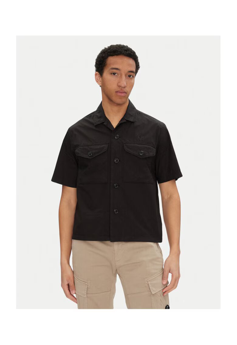 C P Company Camasa barbati - 18CMSH236A005328G - Bumbac - Negru - Negru