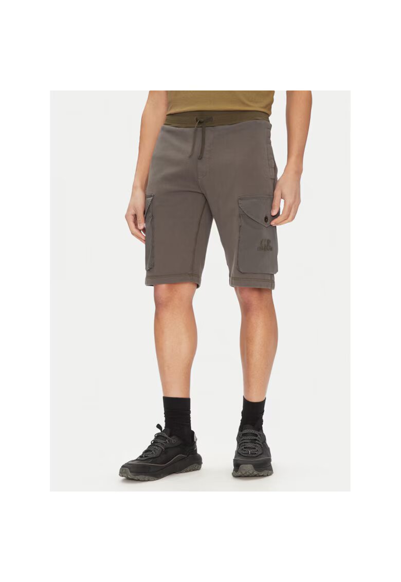 C P Company Pantaloni scurti sport barbati - 18CMSB160A006090M - Bumbac - Gri - Gri
