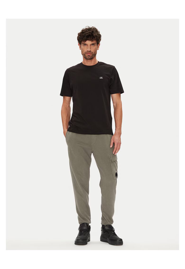 C P Company Tricou barbati - negru - din bumbac