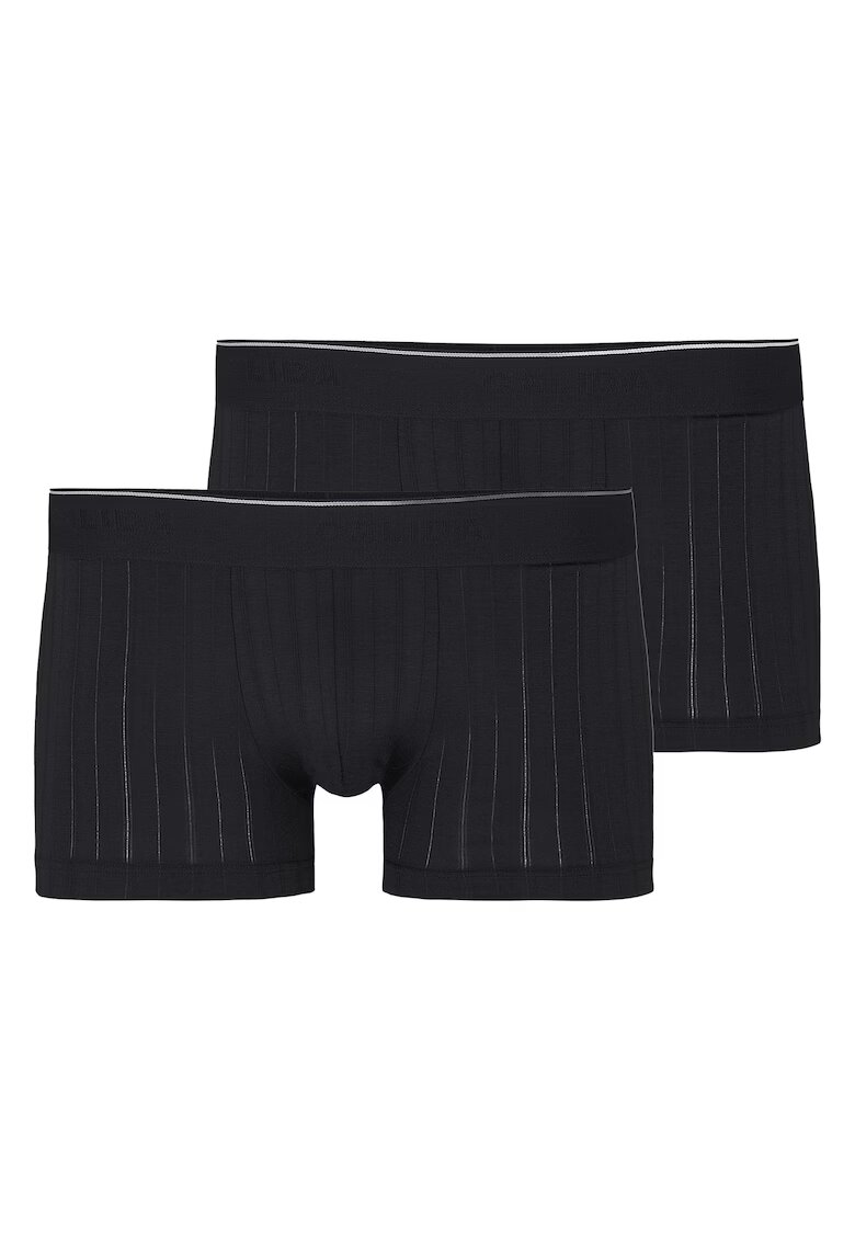 CALIDA Set de boxeri Pure & Style - 2 perechi - Negru