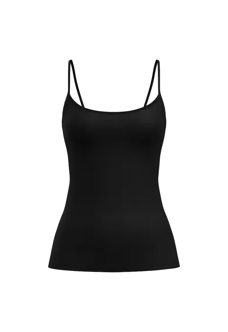 CALIDA Top cu aspect neted - Negru