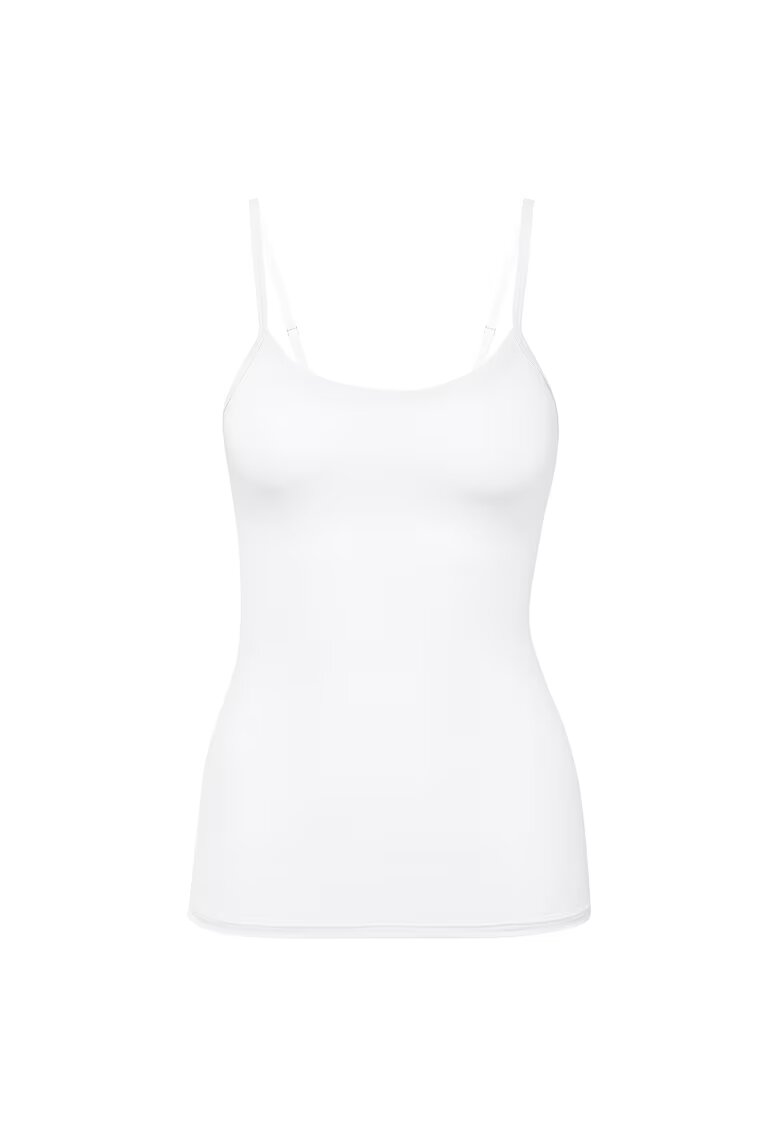 CALIDA Top uni cu bretele ajustabile - Alb optic