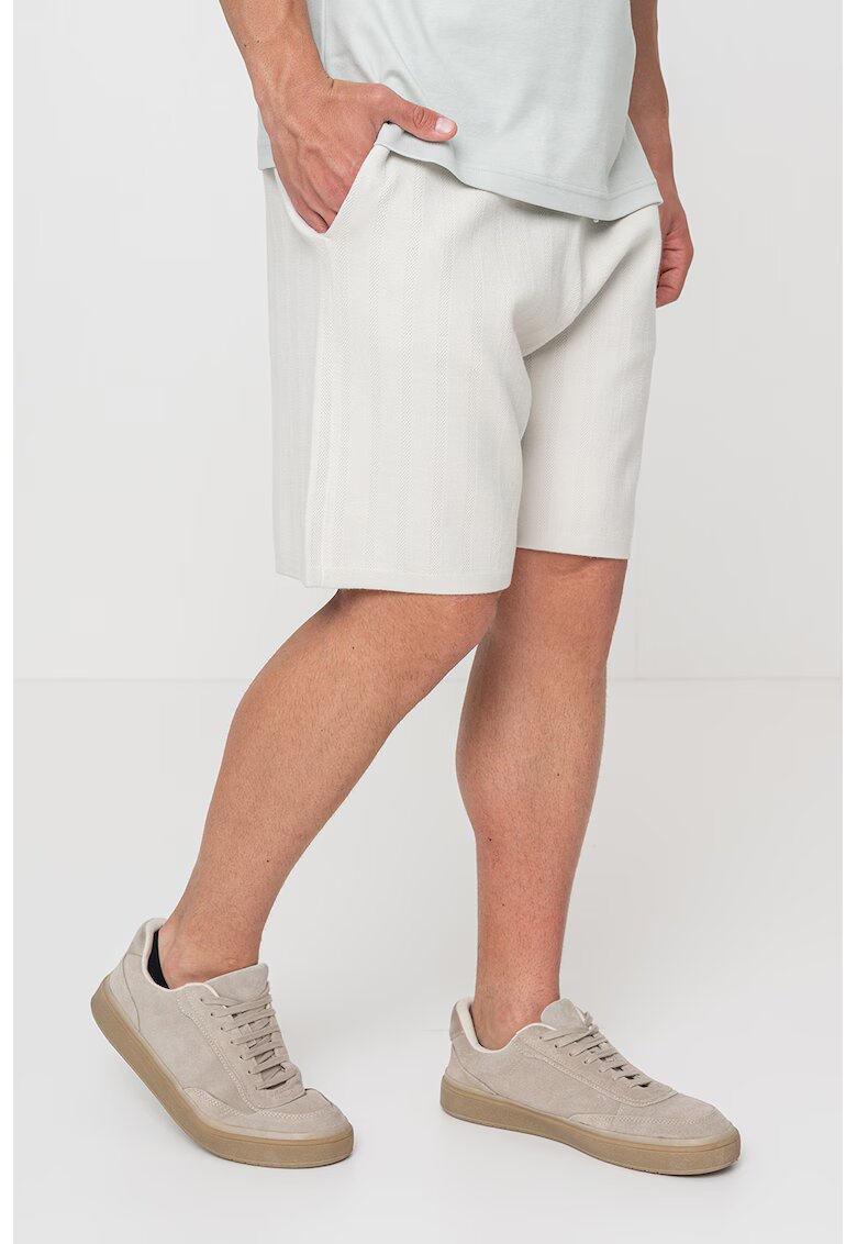 Calvin Klein Bermude cu snur - Alb murdar