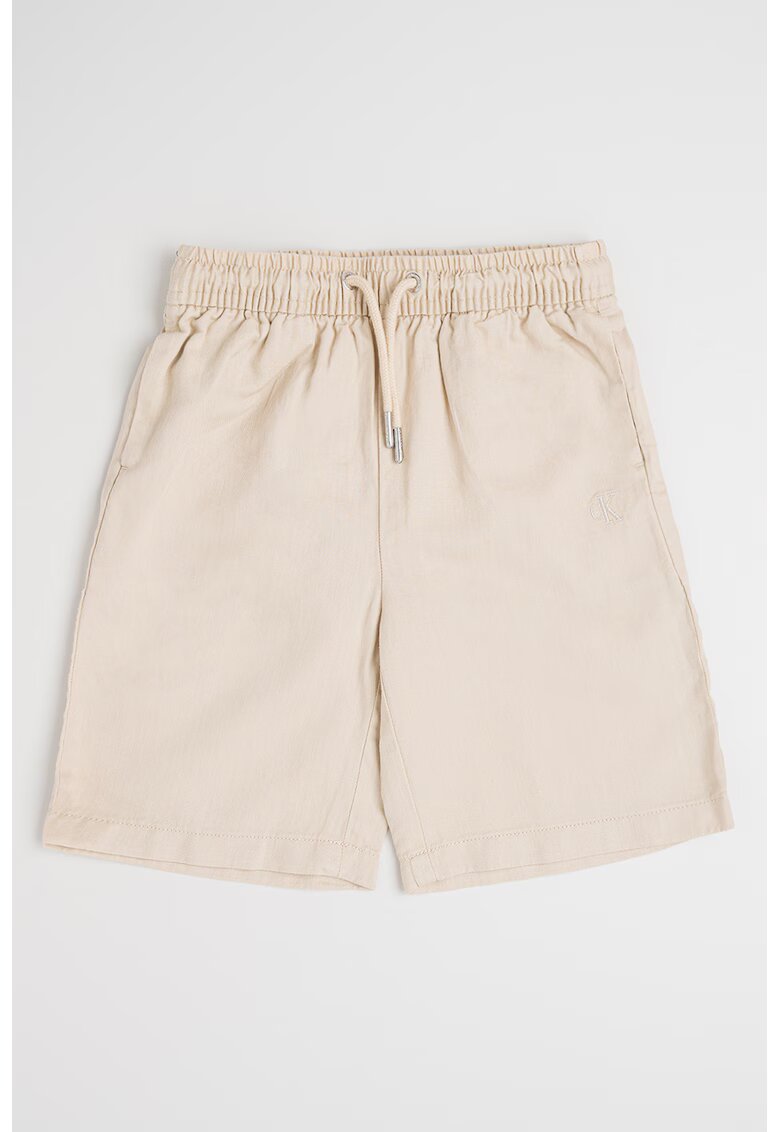 Calvin Klein Bermude din amestec de in - Bej deschis