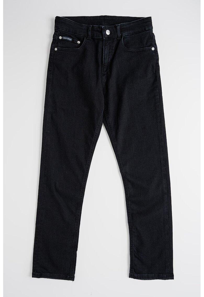 Calvin Klein Blugi dad fit - Negru stins