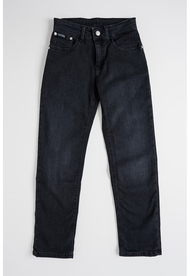 Calvin Klein Blugi drepti regular fit - Negru