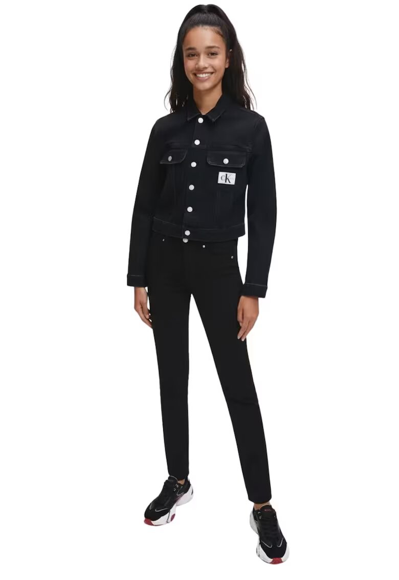 Calvin Klein Blugi uni skinny fit cu talie medie -