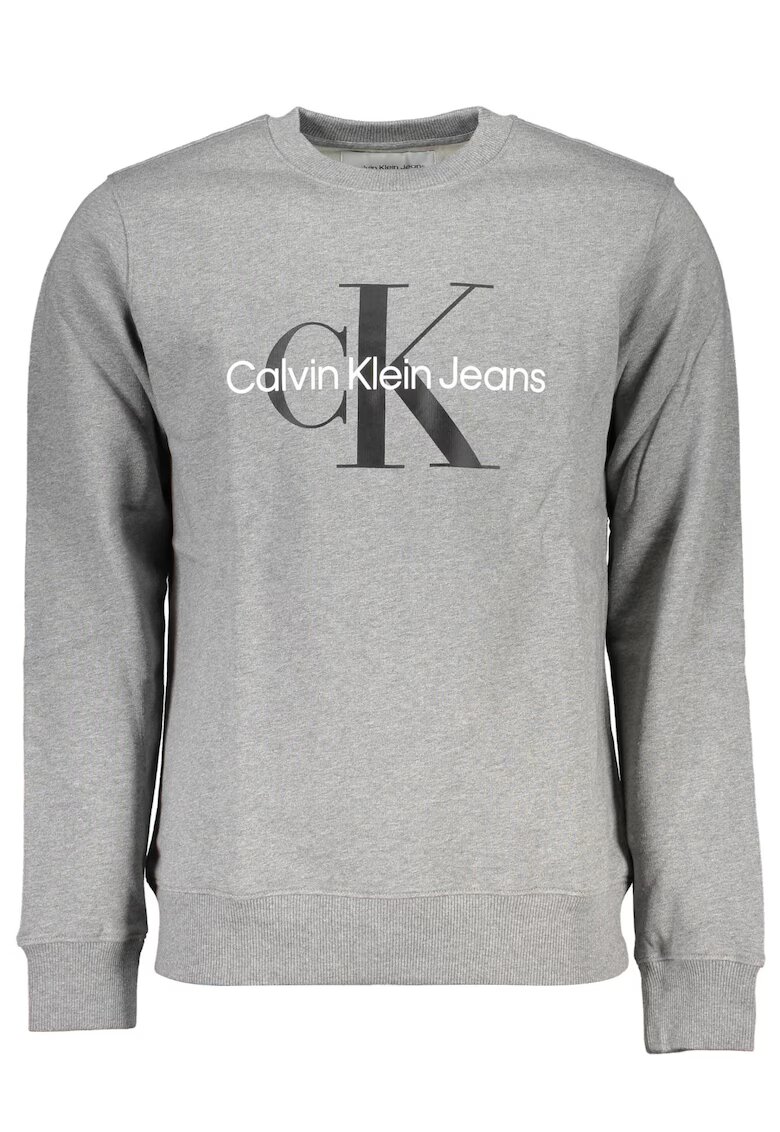 Calvin Klein Bluza barbati - 100% Bumbac - Gri - J30J320933 - Gri