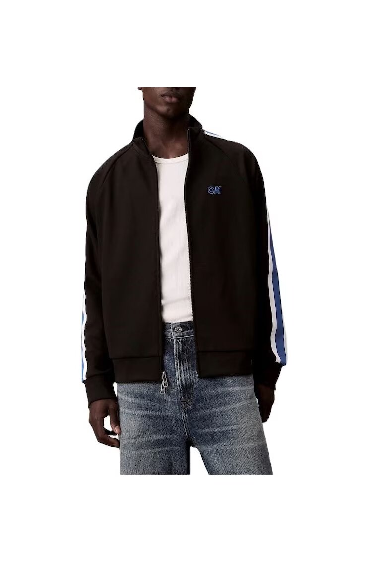 Calvin Klein Bluza cu fermoar STRETCH TWILL TRACK JACKET-LV04RC231G-UB1