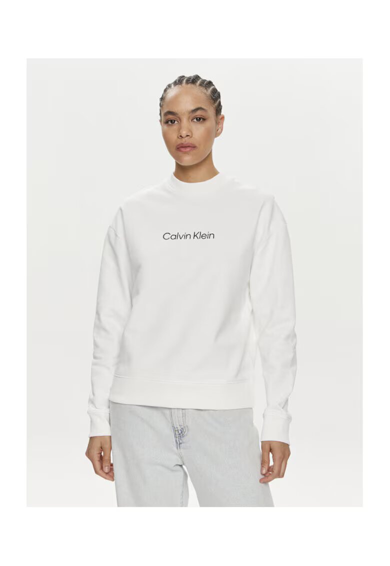 Calvin Klein Bluza Dama - bumbac - alb -