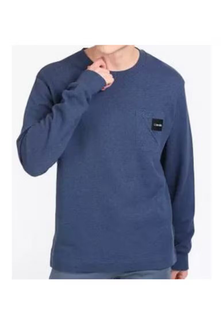 Calvin Klein Bluza de trening barbati - Bumbac - Albastru