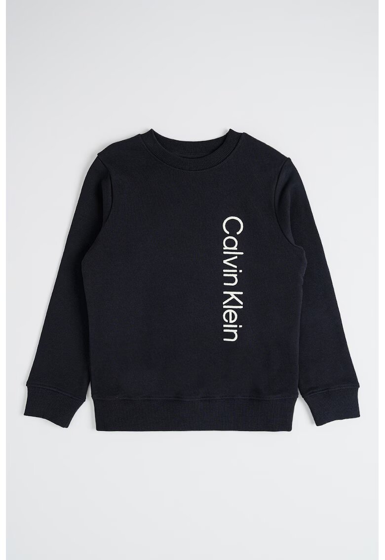 Calvin Klein Bluza de trening cu logo - Alb/Negru