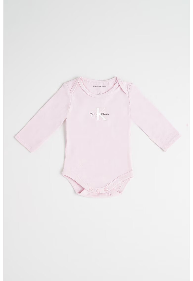 Calvin Klein Body din amestec de bumbac cu logo - Roz pal