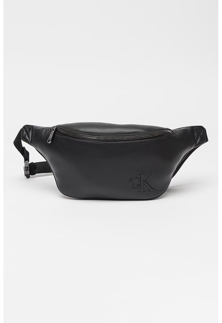 Calvin Klein Borseta de piele ecologica - Negru