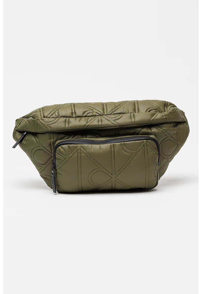 Calvin Klein Borseta sling bufanta - Kaki pal