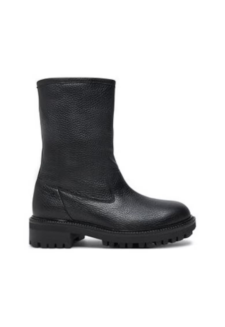 Calvin Klein Botine dama - piele naturala - negru -