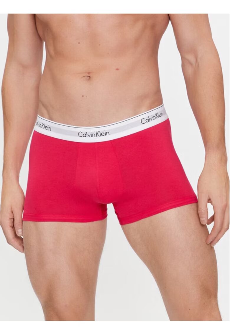 Calvin Klein Boxeri - rosu - bumbac/elastan - Rosu