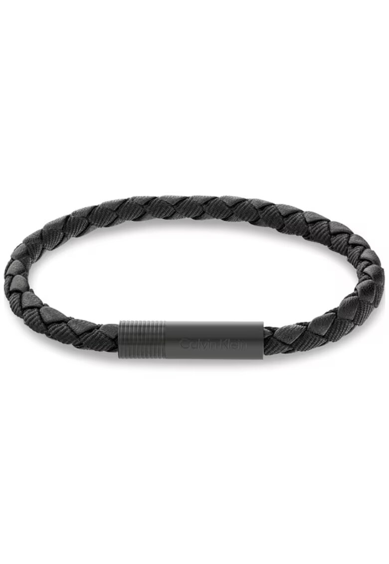 Calvin Klein Bratara piele 35100025 - Negru