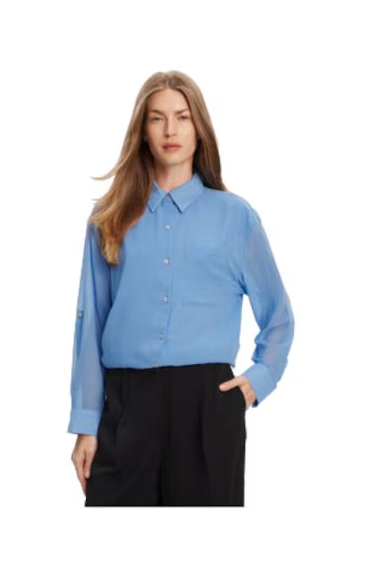 Calvin Klein Camasa dama - poliester - albastru -