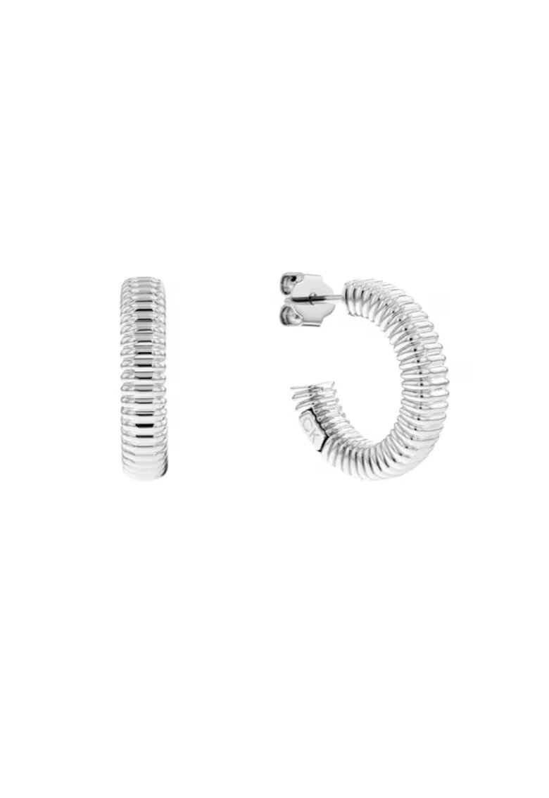 Calvin Klein Cercei Woman’s Collection Hoop 35000031 - Argintiu