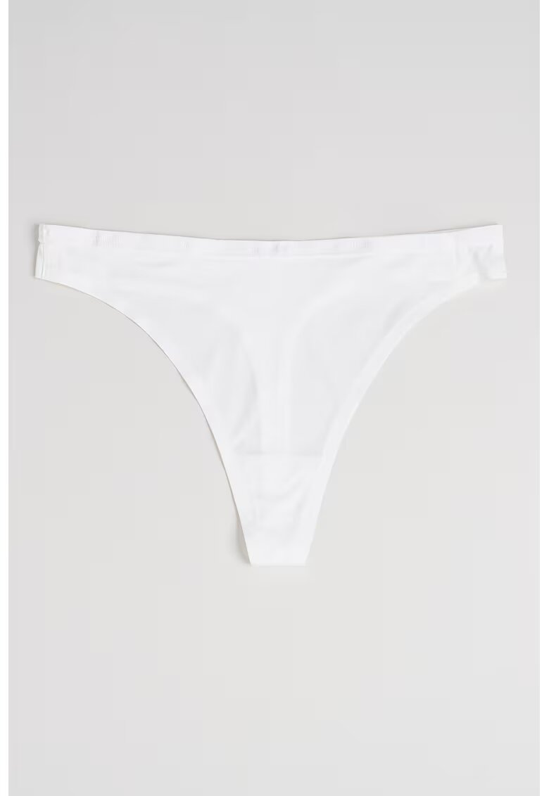 Calvin Klein Chiloti tanga uni - Alb optic