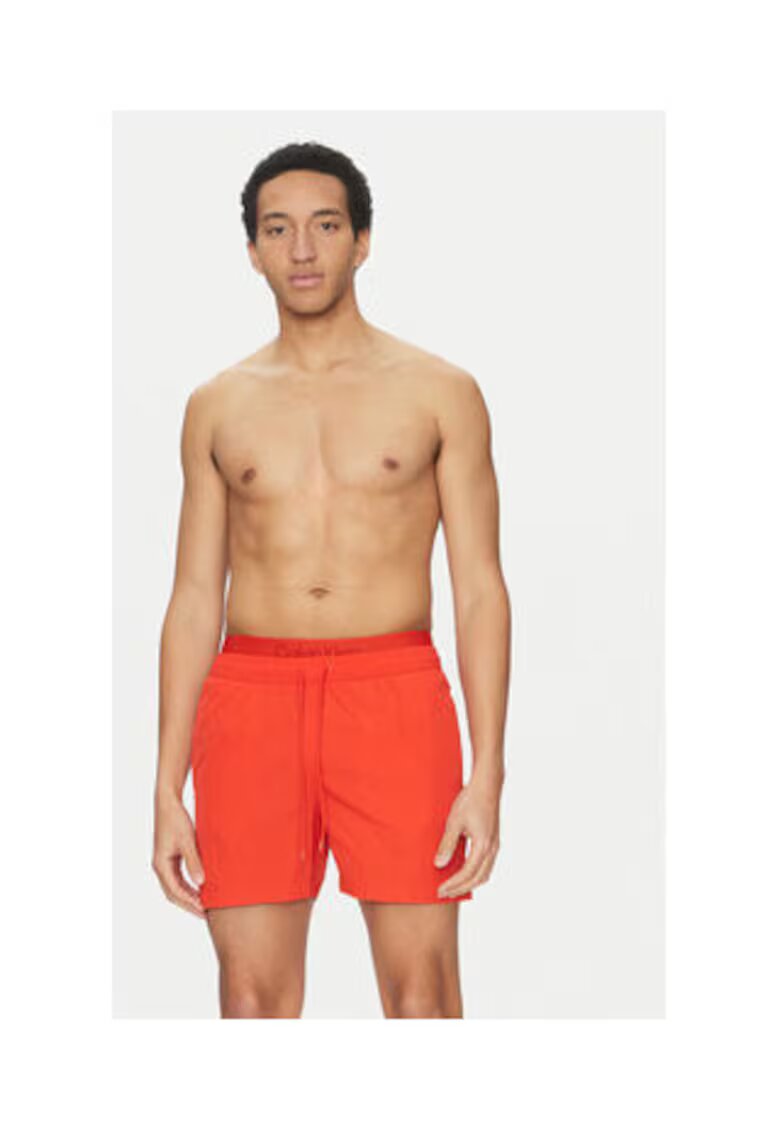 Calvin Klein Costum de baie barbati - rosu - nailon reciclat -