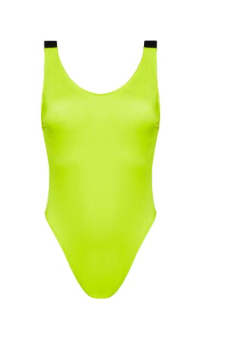 Calvin Klein Costum de baie dama - verde - poliester reciclat/elastan