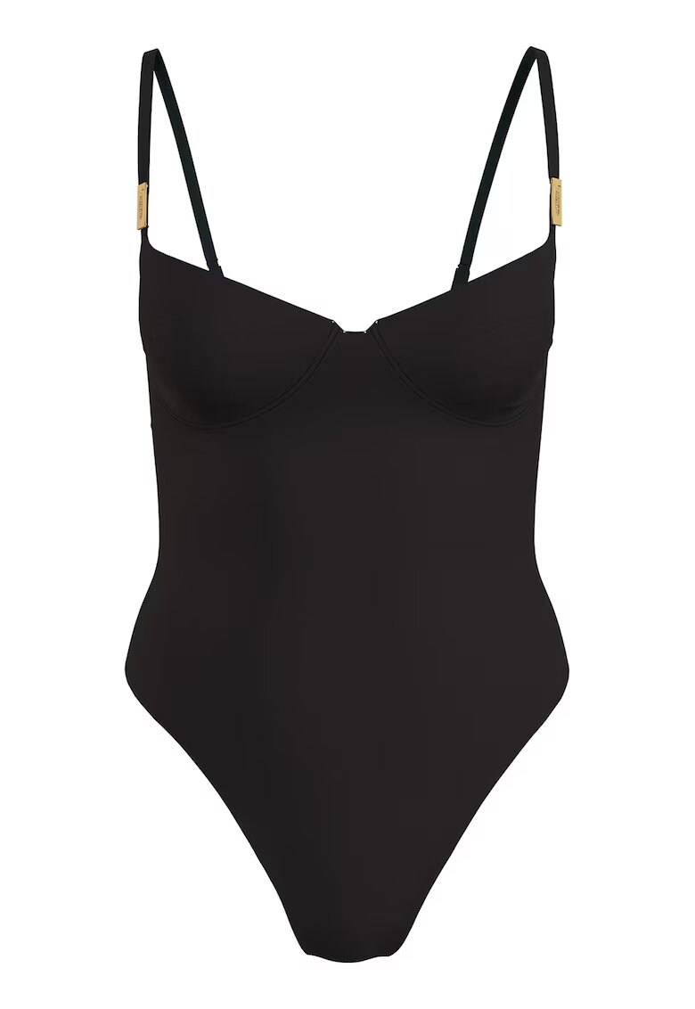Calvin Klein Costum de baie intreg cu burete si decupaj