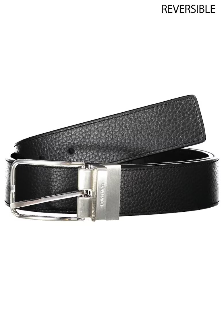 Calvin Klein Curea reversibila - barbati Adj/Rev Light Frame Mono - Negru - Negru